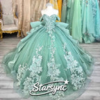STARSYNC Tulle Coming of Age Ceremony Dress Customize Ball Gown Shiny Fairy Prom Dress Sweetheart Quinceanera Dress