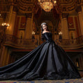 Customized Long Sleeves Black Ball Gown Quinceanera Dress 2026 Bead Two Pieces Sweet 16 Dress Birthday Party Vestidos De XV Años