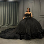 Vendanie Dapper Quinceanera Dress for Girls Off the Shoulder Beading Appliques Pleat Vestidos De 15 Quinceanera Customized