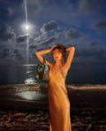Simple V Neck Satin Long Prom Dress Evening Dress Y8553