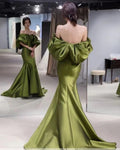 Emerald Evening Dress Women's Party Dress Off Shoulder Sexy Bodycon Dress Evening Club Birthday Dress Y4047