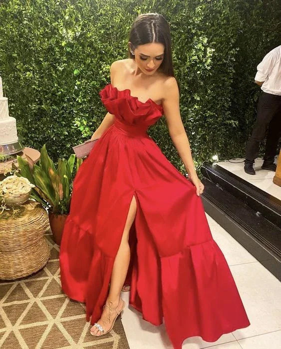 Red Prom Dresses long Prom Dresses Evening Dresses Y5146