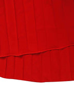 Wrap Pleated Solid Color Off-The-Shoulder Evening Dresses