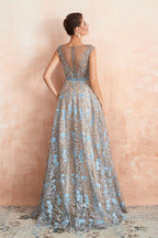 Amazing Sleeveless aline Evening Swing Dress Floral Wedding Party Dress