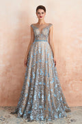 Amazing Sleeveless aline Evening Swing Dress Floral Wedding Party Dress