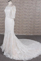 Awesome Appliques Court Train Mermaid Elegant Wedding Dresses