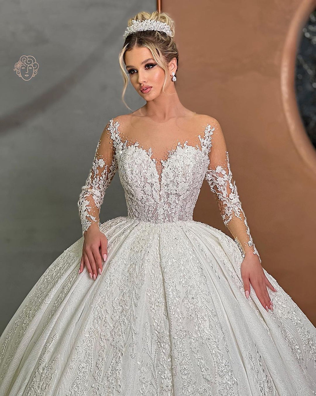 Beautiful Long White Sweetheart Ball Gown Wedding Dress
