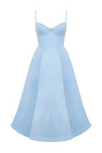 Suspender V-Neck Sleeveless Tutu Maxi Dress
