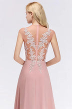 Charming Sleeveless Beadings Aline Evening Maxi Dress Cap Sleeves Bridesmaid Dress