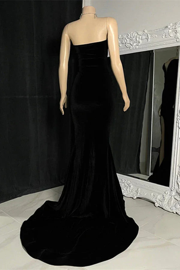 Charming Sleeveless Sweetheart Split Front Long Mermaid Prom Dress