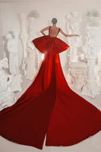 Designer Red Lace Straps Cocktail Dresses Short Glitter Sleeveless Prom Dresses