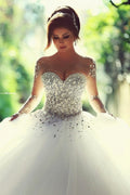 Designer Wedding Dresses With Sleeves | Luxury wedding dresses princess