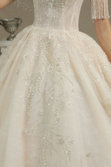 Elegant A-line wedding dresses | Wedding dresses with sleeves