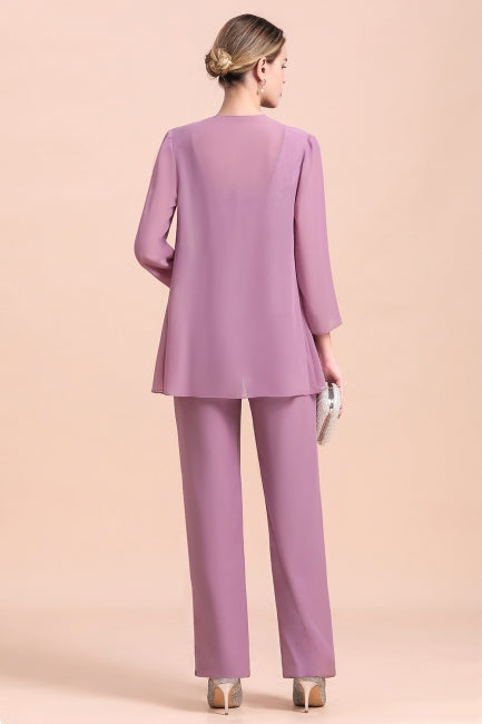 Elegant Cap-Sleeves Lace Chiffon Affordable Mother of Bride Online with Wrap