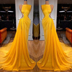 Elegant Sleeveless Long Mermaid Prom Dress With Slit