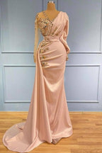 Evening Dresses Long With Sleeves Prom dresses in glitter