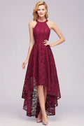 Fabulous A-Line Scoop Sleeveless Appliques Lace Bridesmaid Dresses