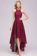 Fabulous A-Line Scoop Sleeveless Appliques Lace Bridesmaid Dresses