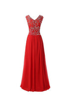 Floor Length Bridesmaid Dress Cap Sleeves Chiffon Prom Evening Gown PG317