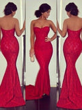 Gorgeous Mermaid Sweetheart Sleeveless Beading Satin Dress
