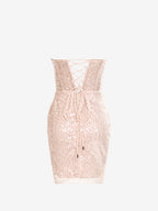 Sheath Sweetheart Sequins Homecoming Dress
