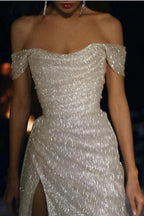 Mermaid / Trumpet Wedding Dresses Sparkle & Shine Dress Wedding Party