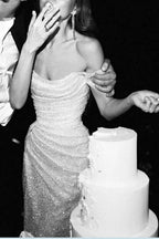 Mermaid / Trumpet Wedding Dresses Sparkle & Shine Dress Wedding Party