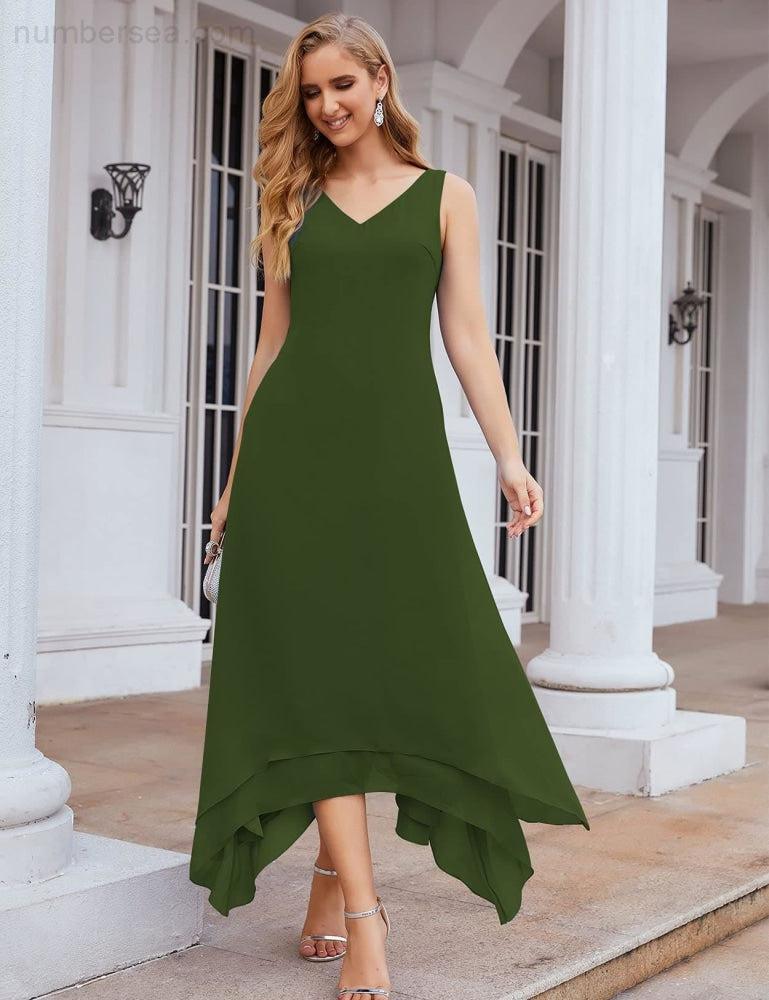 Chiffon Plus Size Mother of Bride Dresses with Jacket Formal Dresses for Wedding SEA28073