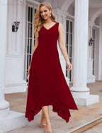 Chiffon Plus Size Mother of Bride Dresses with Jacket Formal Dresses for Wedding SEA28073