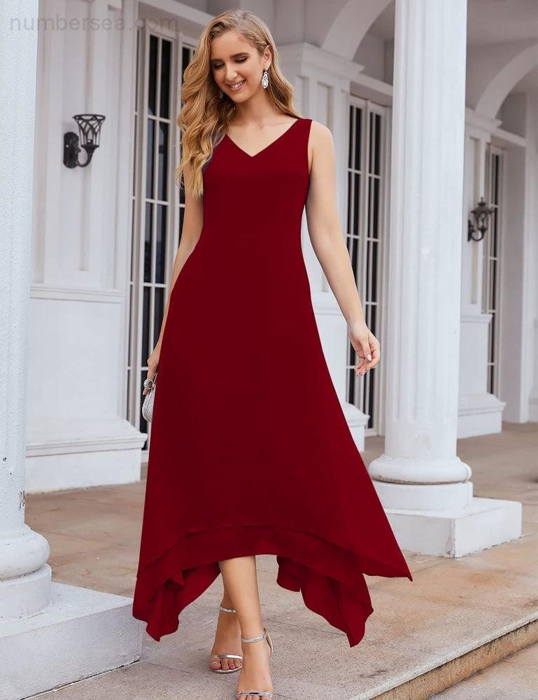 Chiffon Plus Size Mother of Bride Dresses with Jacket Formal Dresses for Wedding SEA28073