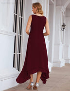 Chiffon Plus Size Mother of Bride Dresses with Jacket Formal Dresses for Wedding SEA28073