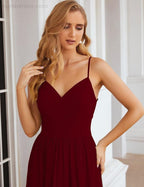 Spaghetti Strap Bridesmaid Dresses Long Formal Party Prom Gowns 28060
