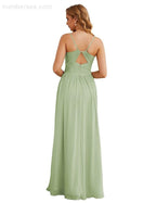 Spaghetti Strap Bridesmaid Dresses Long Formal Party Prom Gowns 28060