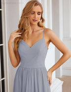Spaghetti Strap Bridesmaid Dresses Long Formal Party Prom Gowns 28060