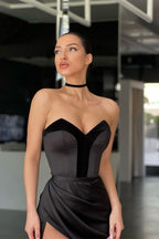 Sexy Sleeveless Sequins Front-Split Prom Dresses With Zipper