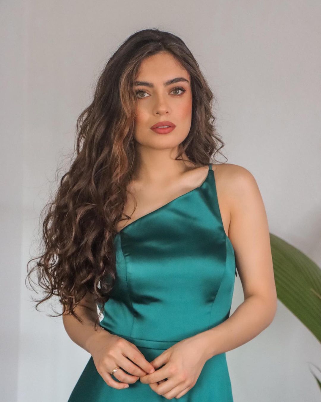 Simple A-line One Shoulder Satin Long Prom Dress