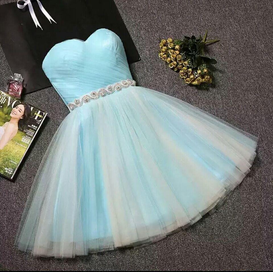 Strapless Sweetheart Neck Homecoming Dress Blush Pink  Short Prom Dresses