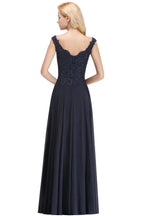 Stylish Straps Aline Beading Evening Maxi Dress Sleeveless V-Neck Wedding Guest Dress