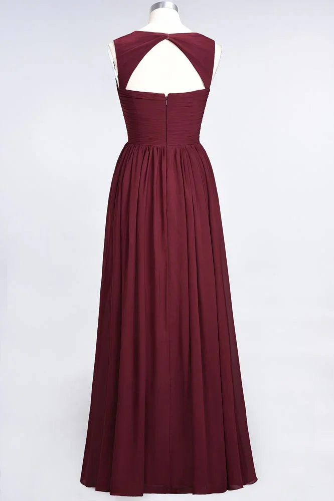 Sweetheart Bungurdy Tiered Lace Prom Dresses | Simple Cap Sleeves A-Line Evening Dresses