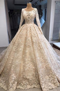 Vintage wedding dress with lace | Wedding dress with sleeves
